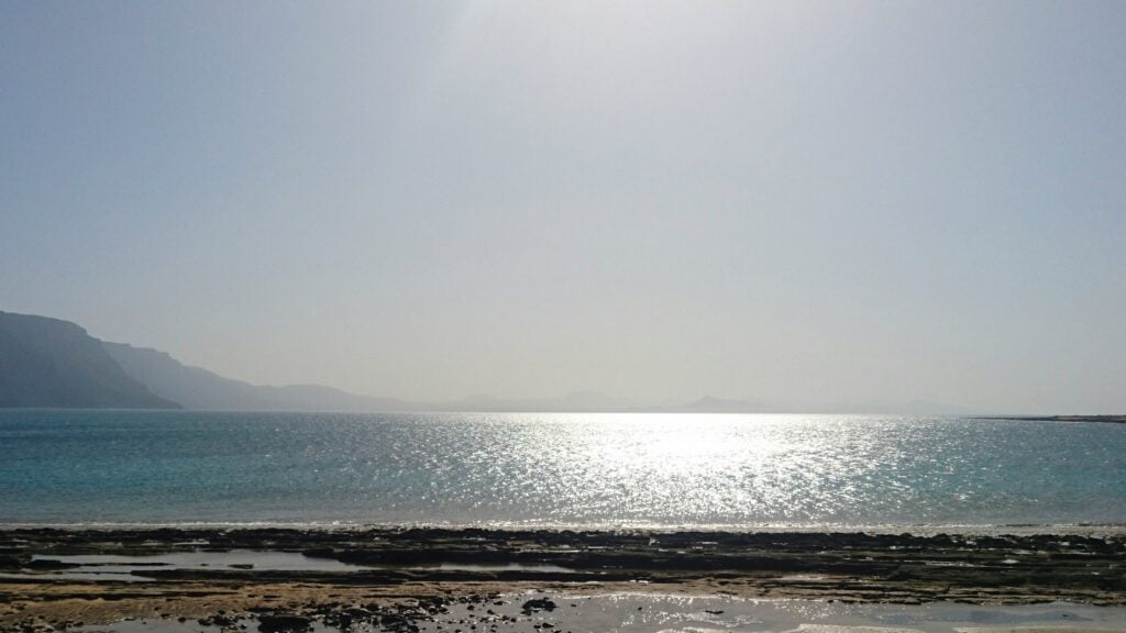 Holistische foto van het strand